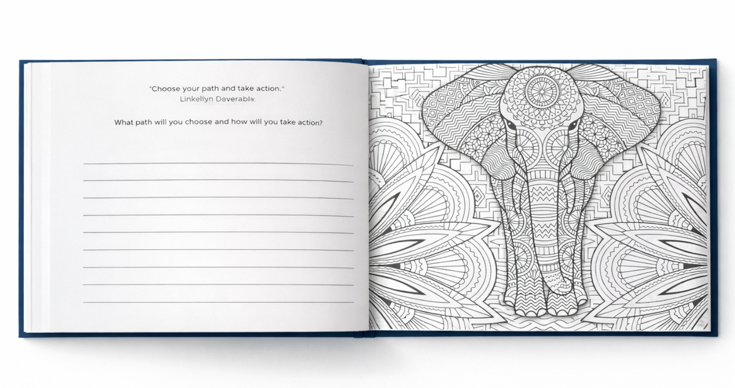 Color'n Vibe: Mindful Coloring Journal
